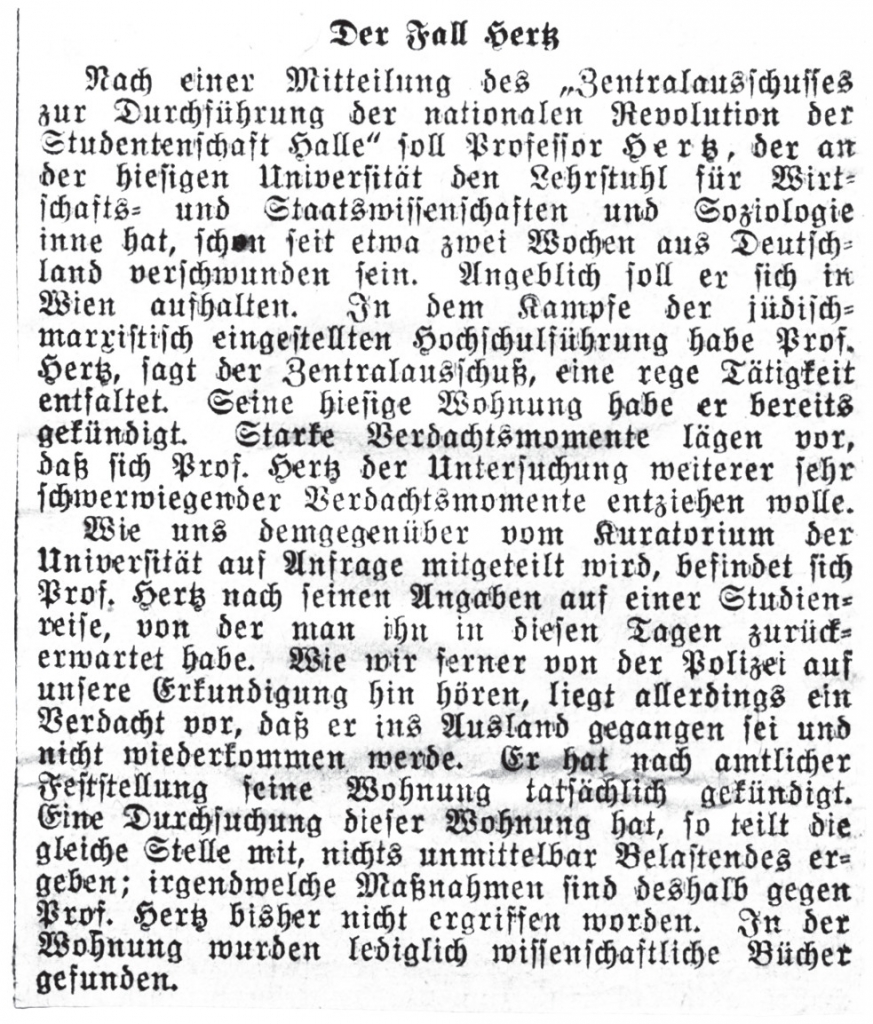 Dokument: Hertz, Friedrich Otto