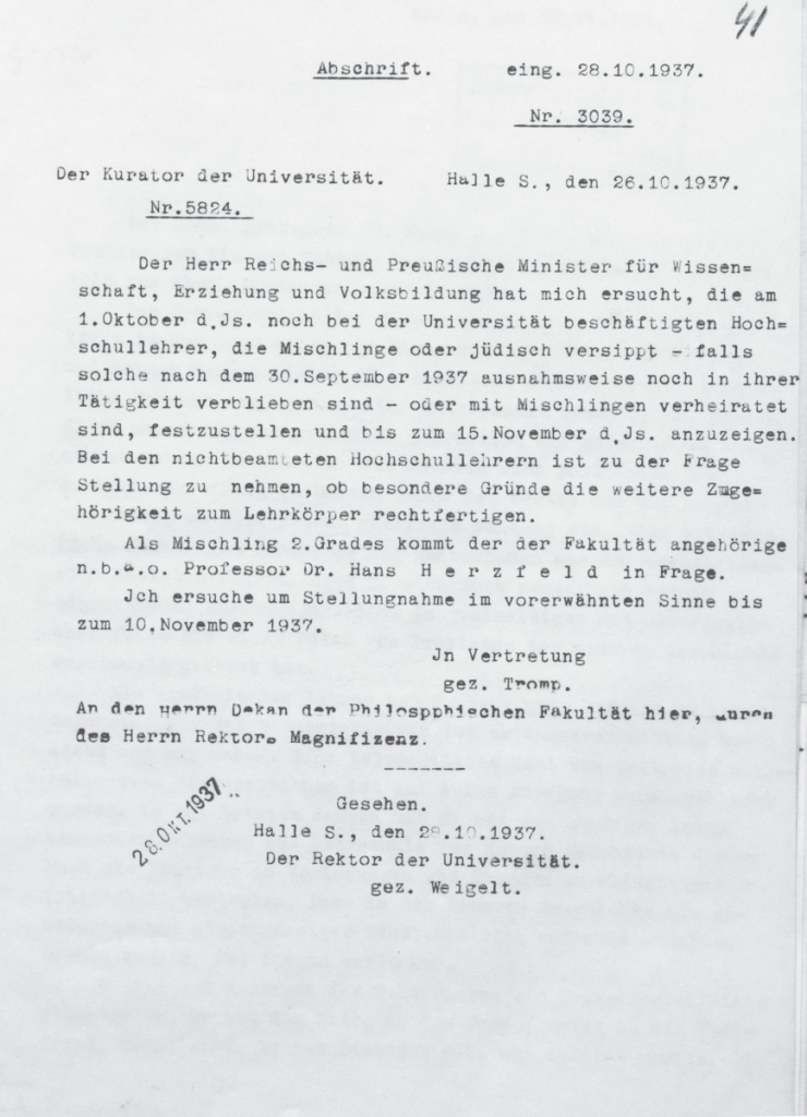 Dokument: Herzfeld, Hans